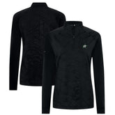 Dallas Stars Levelwear Women's Amethyst Insignia Core Quarter-Zip Jacket - Black | US 202038765