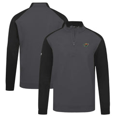 Minnesota Wild Levelwear Bayou Insignia Core Quarter-Zip Pullover Top - Charcoal | US 202038806