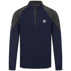 Winnipeg Jets Levelwear Cadet Insignia Core Quarter-Zip Pullover Top - Navy | US 202038829