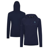 Seattle Kraken Levelwear Women's Raven Insignia Core Quarter-Zip Jacket - Deep Sea Blue | US 202038844