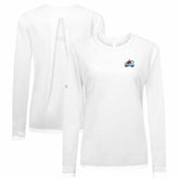 Colorado Avalanche Levelwear Women's Sequoia Primary Logo Long Sleeve T-Shirt - White | US 202038913