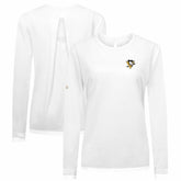 Pittsburgh Penguins Levelwear Women's Sequoia Primary Logo Long Sleeve T-Shirt - White | US 202038931
