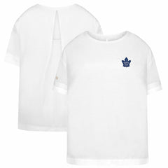 Toronto Maple Leafs Levelwear Women's Tulip Primary Logo T-Shirt - White | US 202038941
