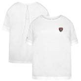 Florida Panthers Levelwear Women's Tulip Primary Logo T-Shirt - White | US 202038967