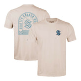 Seattle Kraken Levelwear Richmond Stained Glass T-Shirt - Khaki | US 202038968