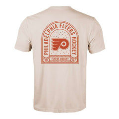 Philadelphia Flyers Levelwear Richmond Stained Glass T-Shirt - Khaki | US 202038969