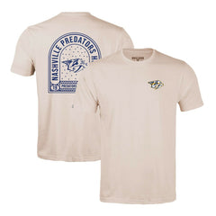Nashville Predators Levelwear Richmond Stained Glass T-Shirt - Khaki | US 202038972