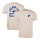 St. Louis Blues Levelwear Richmond Stained Glass T-Shirt - Khaki | US 202038973