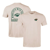 Minnesota Wild Levelwear Richmond Stained Glass T-Shirt - Khaki | US 202038975