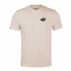 Minnesota Wild Levelwear Richmond Stained Glass T-Shirt - Khaki | US 202038975