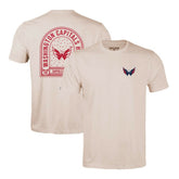 Washington Capitals Levelwear Richmond Stained Glass T-Shirt - Khaki | US 202038979
