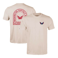 Washington Capitals Levelwear Richmond Stained Glass T-Shirt - Khaki | US 202038979