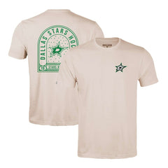 Dallas Stars Levelwear Richmond Stained Glass T-Shirt - Khaki | US 202038980