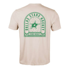Dallas Stars Levelwear Richmond Stained Glass T-Shirt - Khaki | US 202038980