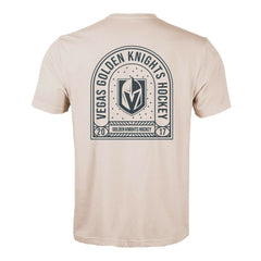 Vegas Golden Knights Levelwear Richmond Stained Glass T-Shirt - Khaki | US 202038985