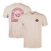 Ottawa Senators Levelwear Richmond Stained Glass T-Shirt - Khaki | US 202038986