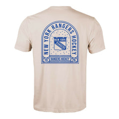 New York Rangers Levelwear Richmond Stained Glass T-Shirt - Khaki | US 202038987