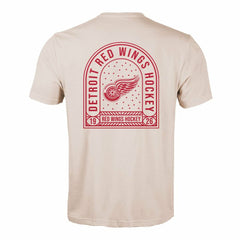 Detroit Red Wings Levelwear Richmond Stained Glass T-Shirt - Khaki | US 202038988