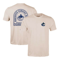 Vancouver Canucks Levelwear Richmond Stained Glass T-Shirt - Khaki | US 202038994