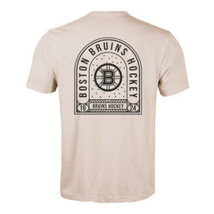 Boston Bruins Levelwear Richmond Stained Glass T-Shirt - Khaki | US 202038995