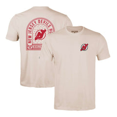 New Jersey Devils Levelwear Richmond Stained Glass T-Shirt - Khaki | US 202038998