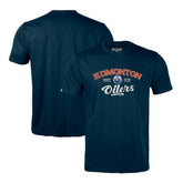 Edmonton Oilers Levelwear Richmond Ice Wall T-Shirt - Navy | US 202039011