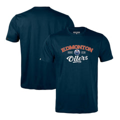 Edmonton Oilers Levelwear Richmond Ice Wall T-Shirt - Navy | US 202039011