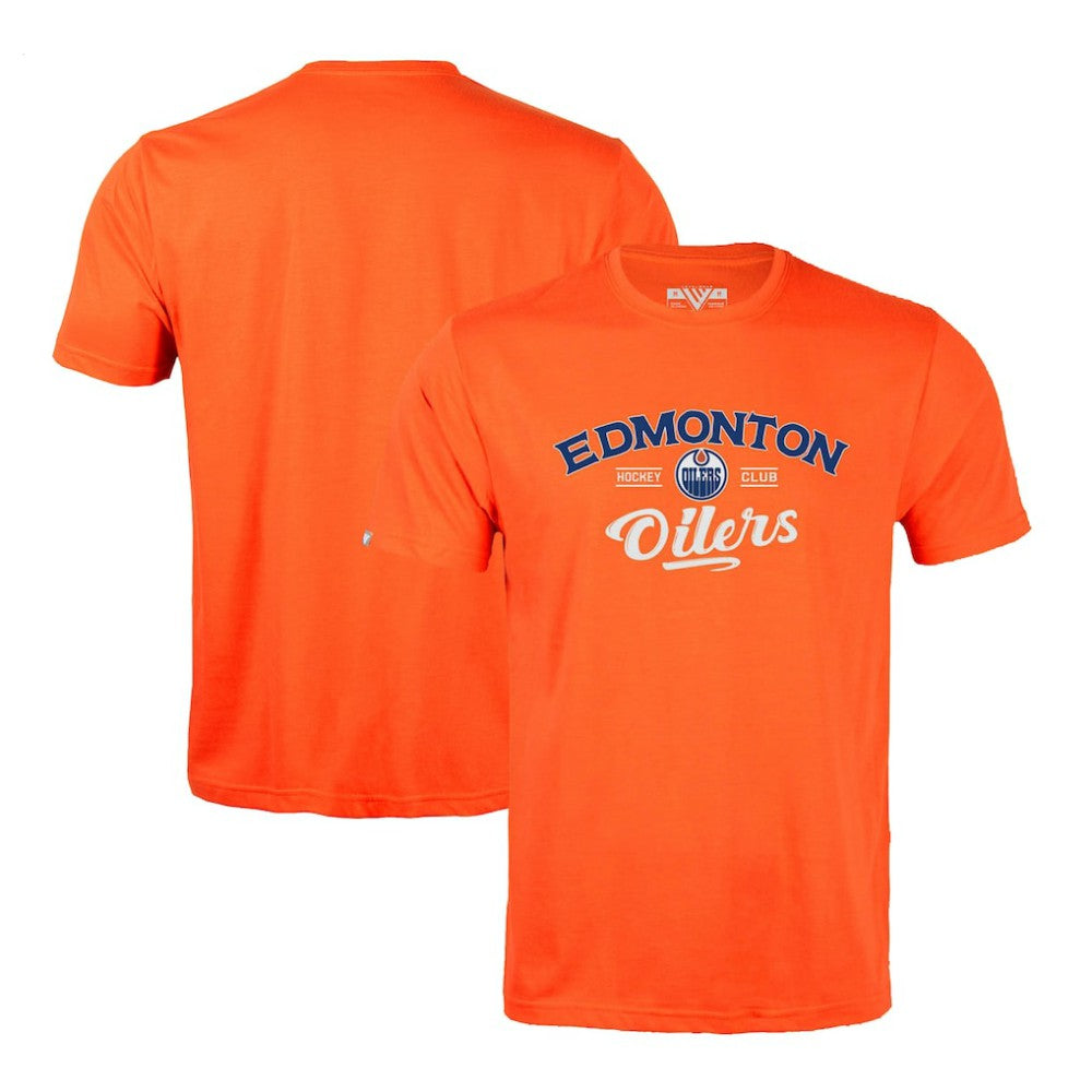 Edmonton Oilers Levelwear Richmond Ice Wall T-Shirt - Orange | US 202039012