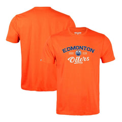 Edmonton Oilers Levelwear Richmond Ice Wall T-Shirt - Orange | US 202039012