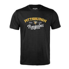 Pittsburgh Penguins Levelwear Richmond Ice Wall T-Shirt - Black | US 202039025