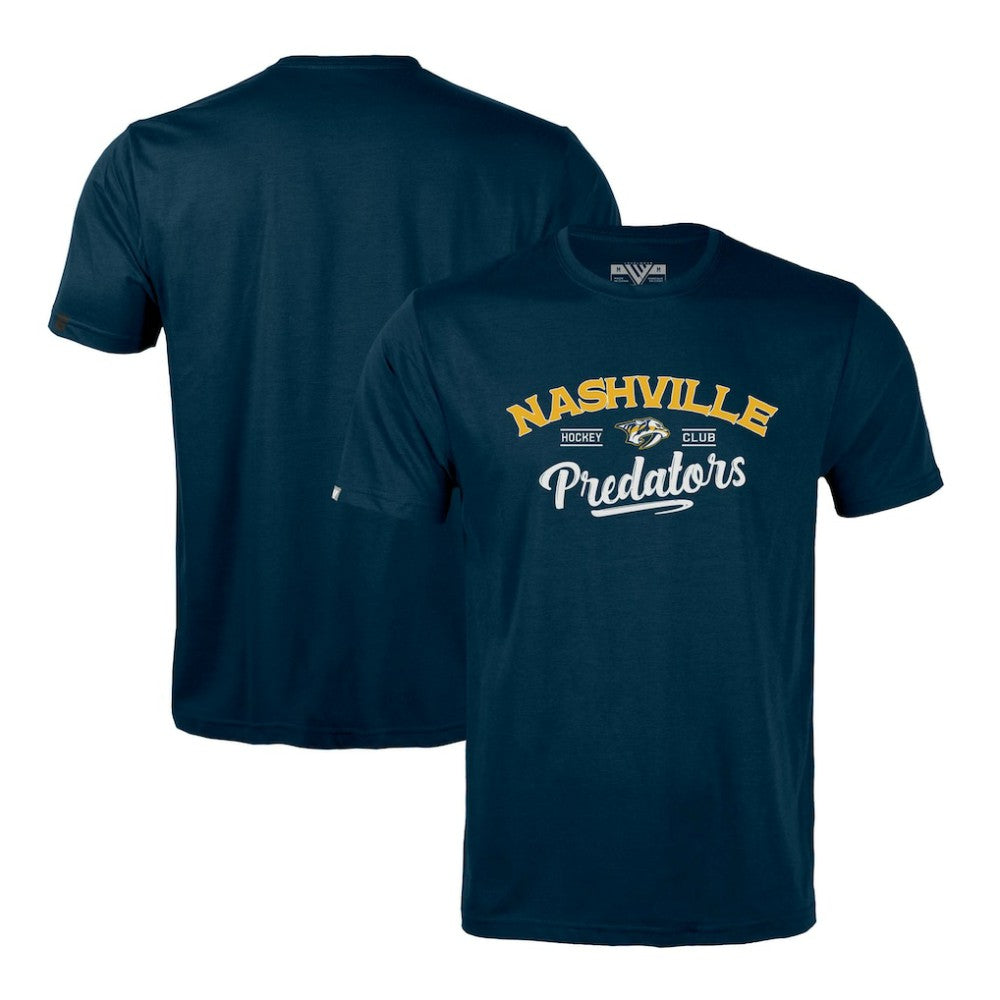 Nashville Predators Levelwear Richmond Ice Wall T-Shirt - Navy | US 202039034
