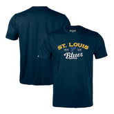 St. Louis Blues Levelwear Richmond Ice Wall T-Shirt - Navy | US 202039042