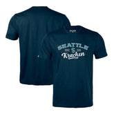 Seattle Kraken Levelwear Richmond Ice Wall T-Shirt - Deep Sea Blue | US 202039060