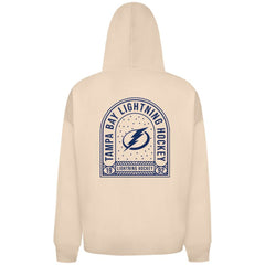 Tampa Bay Lightning Levelwear Uphill Stained Glass Full-Zip Hoodie Jacket - Khaki | US 202039366