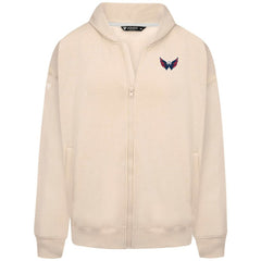 Washington Capitals Levelwear Uphill Stained Glass Full-Zip Hoodie Jacket - Khaki | US 202039367