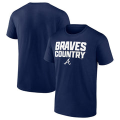 Atlanta Braves October Baseball T-Shirt - Navy T-shirts