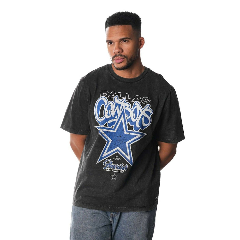 Dallas Cowboys The Wild Collective Unisex Graffiti T-Shirt - Black T-shirts