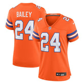 Champ Bailey Denver Broncos Women's Mile High Collection 1977 Throwback Retired Player Game Jersey - Orange Jerseys