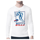 Buffalo Bills Starter Player Grid Graphic Long Sleeve T-Shirt - White T-shirts