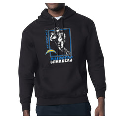 Los Angeles Chargers Starter Player Grid Pullover Hoodie - Black Hoodies