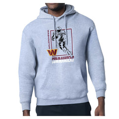 Washington Commanders Starter Player Grid Pullover Hoodie - Heather Gray Hoodies