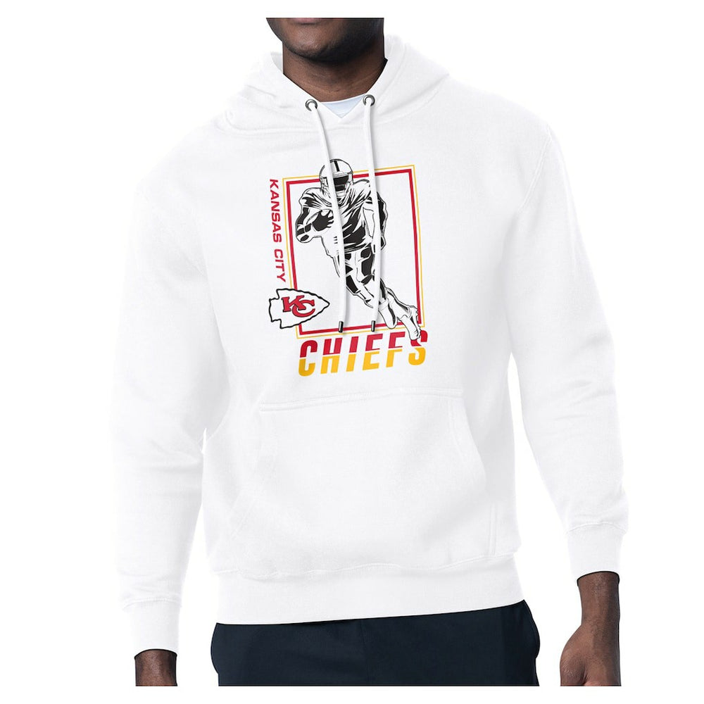 Kansas City Chiefs Starter Player Grid Pullover Hoodie - White Hoodies