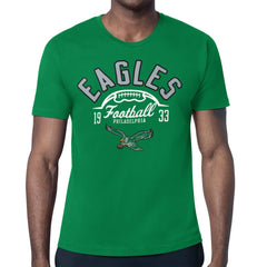 Philadelphia Eagles Starter Half Ball Retro Logo T-Shirt - Kelly Green T-shirts