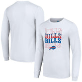 Buffalo Bills Starter Team Name Graphic Long Sleeve T-Shirt - White T-shirts