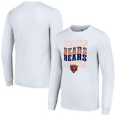 Chicago Bears Starter Team Name Graphic Long Sleeve T-Shirt - White T-shirts
