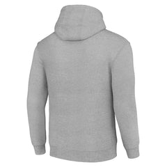 Los Angeles Chargers Starter Four Team Name Logo Fleece Pullover Hoodie - Heather Gray Hoodies