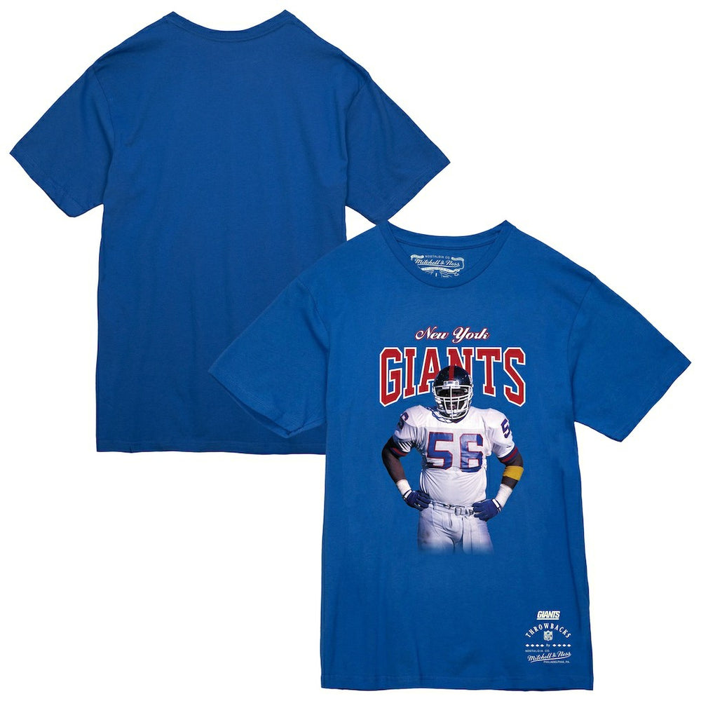 Lawrence Taylor New York Giants Sideline Retired Player T-Shirt - Royal T-shirts