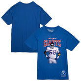 Lawrence Taylor New York Giants Sideline Retired Player T-Shirt - Royal T-shirts