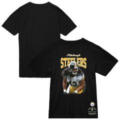Troy Polamalu Pittsburgh Steelers Sideline Retired Player T-Shirt - Black T-shirts