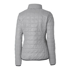 Pittsburgh Steelers Cutter & Buck Women's Rainier PrimaLoft Eco Insulated Full-Zip Puffer Jacket - Gray Jackets